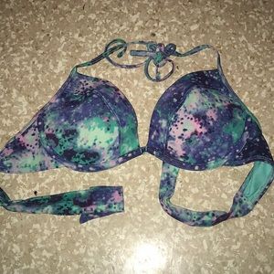 Galaxy bathing suit top